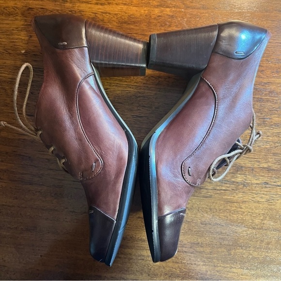 Everybody by Moda brown Leather Heeled Booties,  Comfort Shoes EU 37. - Picture 11 of 15